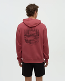 Tentree Mens Getaway Relaxed Hoodie - Rosewood Graphite