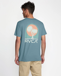 RVCA Mens Puerto Neuvo SS Tee - Vintage Navy