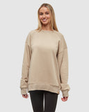 Tentree Women's Bluffs Oversized Crew - Birchwood