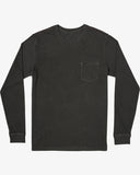 RVCA Mens PTC Pigment Long Sleeve - Pirate Black