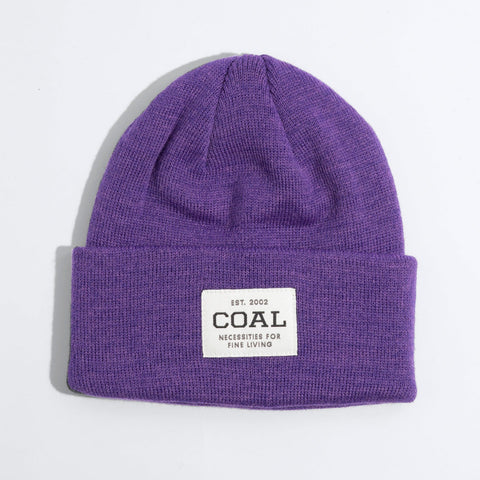 Coal Kids The Uniform Recycled Knit Cuff Beanie - Purple