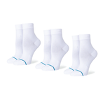 Stance Womens The Lowrider Quarter Socks 3 Pack - White