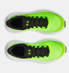 Under Armour Boys' GS UA Rogue 5 Running Shoes - Hyper Green / White / Black - 389