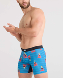 Saxx Droptemp™ Cooling Mesh Underwear - Crab Cocktail - Lake Blue