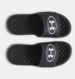 Under Armour Boys' UA Ignite Pro 8 Slides - Black / White - 001