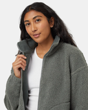 Tentree Womens Recycled Boucle Reversible Full Zip