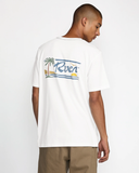 RVCA Mens Exotica SS Tee - Antique White