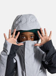 Burton Kids Skimmer Jacket - SILVRS/ True Black