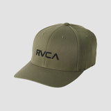 RVCA Mens Flex Fit Hat - Fatigue