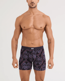 Saxx Vibe Xtra Soft Comfort Underwear - Skull Brocade - Black