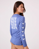 Roxy Women's Surf City Warm Shirt - Bijou Blue