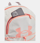 Under Armour UA Hustle Sport Backpack - White Clay / Aero Orange