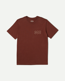 RVCA Mens Genuine Rvca SS Tee - Red Earth