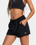 RVCA Womens VA Essential Mid-Rise Yogger X Technical Training Shorts