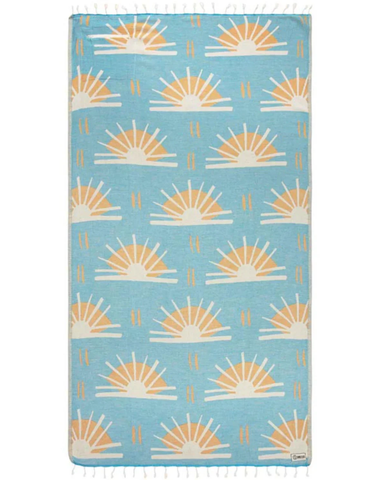 Sand Cloud Towel - Trestles With Zipper Pocket