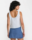 RVCA Women's Raya Top - Crystal Blue