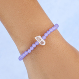 Pura Vida Intention Stretch Bracelet ~ Amethyst