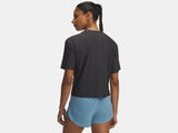 Under Armour Women's UA RUSH™ Energy Printed SS Tee - Black/Black - 003