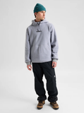 Burton Cinder Fleece Pullover Hoodie - Gray Heather