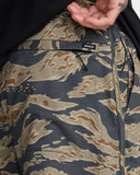 RVCA Mens Yogger Recover 17" Shorts - Tiger Camo