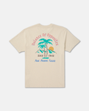 RVCA Mens Frond Mural Short Sleeve Tee - Ceramic