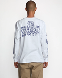 RVCA Mens Barbarose Long Sleeve - White