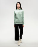 Tentree Womens Juniper Hoodie - Oasis Heather / White