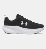 Under Armour Mens UA Charged Assert 11 Wide (4E) Running Shoes - Black / White - 001