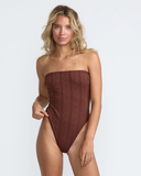 RVCA Womens Sweetness Tubular One Piece - Mocha