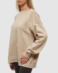 Tentree Women's Bluffs Oversized Crew - Birchwood