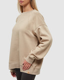 Tentree Women's Bluffs Oversized Crew - Birchwood
