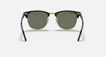Ray-Ban Clubmaster Sunglasses - Black on Arista W/ G-15 Green