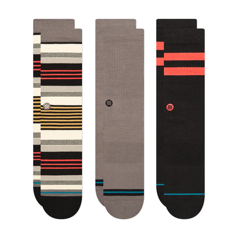 Stance Parallels Crew Socks 3 Pack - Multi