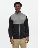 Tentree Mens Westmount Quilted Contrast Full Zip Sweatshirt - Meteorite Black Mineral