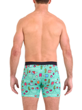 Saxx Vibe Xtra Soft Comfort Underwear - Pixel Ball - Surf Side
