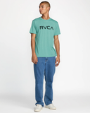 RVCA Mens Big RVCA Tee - Bottle Green