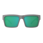 Spy Montana Sunglasses - Matte Gray/Translucent Black - Happy Bronze Light Green Spectra Mirror