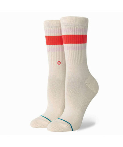 Stance Womens Boyd Crew Socks - Off White