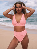Volcom Womens So Current Plunge U-Wire Bikini Top