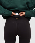 Tentree Women's Fernie Brushed Leggings - Meteorite Black