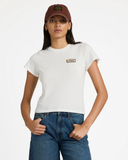 RVCA Women's 411 Tee - Vintage White