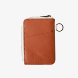 Thread Leather Zipper Wallet - Mozi