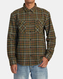 RVCA Mens Hughes Flannel Long Sleeve Shirt
