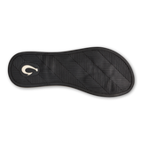 OluKai Women's Lalahi Leather Beach Sandals - Tan / Lava Rock