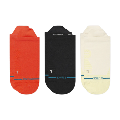 Stance Womens Ecliptic Ultra Tab Socks 3 Pack - Coral