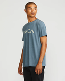 RVCA Mens Big RVCA Tee - Vintage Navy