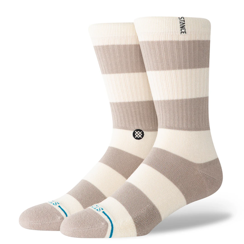 Stance Stacked Up Crew Socks - String Grey