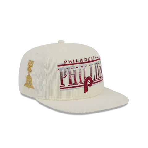 New Era Philadelphia Phillies Throwback Corduroy Alt Golfer Snapback Hat