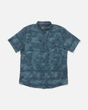 Salty Crew Mens Flagship UV Button Up - Dark Navy