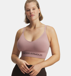 Under Armour Women's UA Vanish Seamless Low Sports Bra - Tourmaline Pink / Sierra Taupe - 673